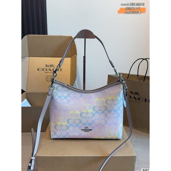 Laurel Shoulder Bag in Multicolor Signature Canvas